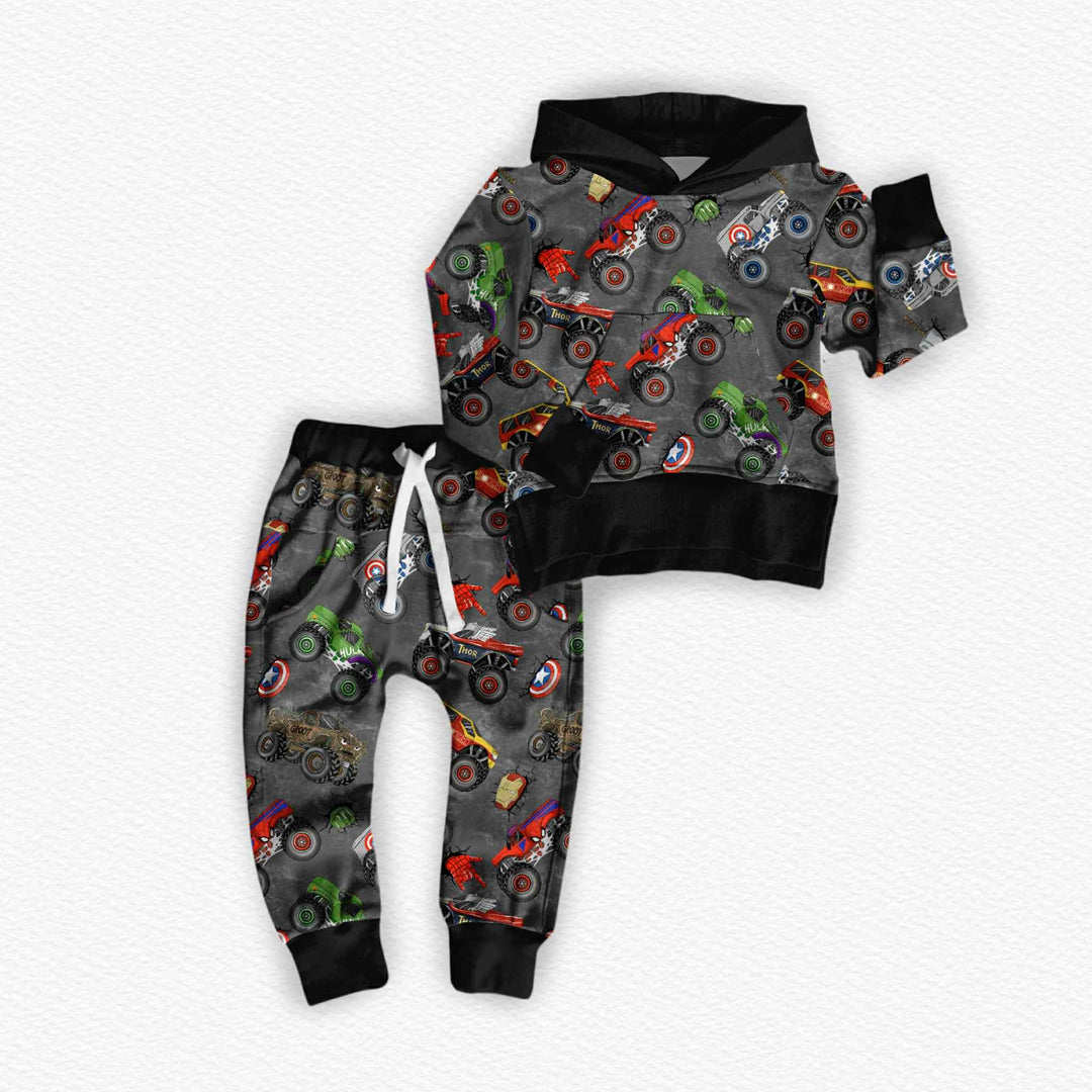 Monster Trucks Assemble- Jogger Set-