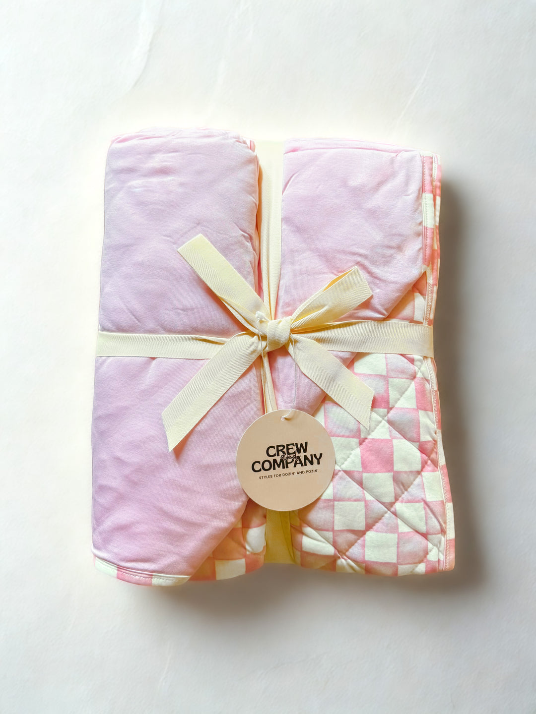 Bloom Checks Mini Blanket