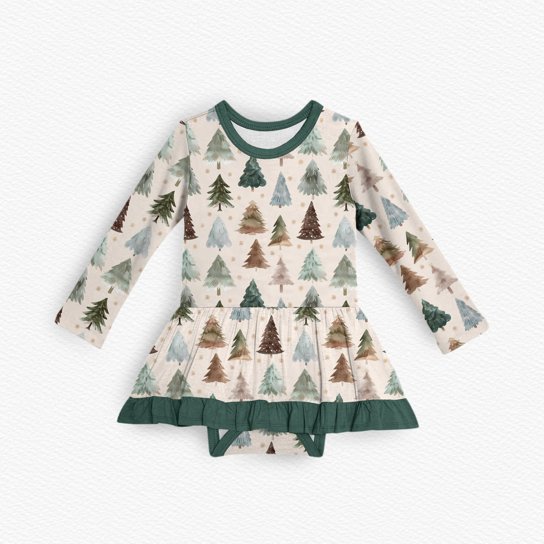 Very Merry Everygreen Twirl Bodysuit - PRE ORDER