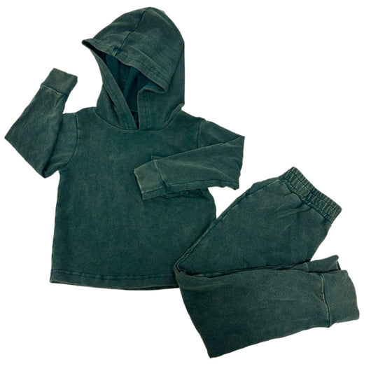 Pine Acid Wash Jogger Set