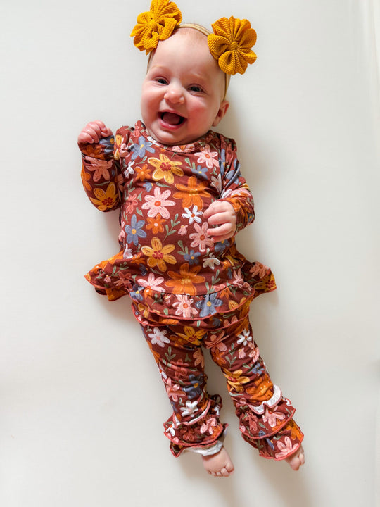 Fall Floral Lounge Set