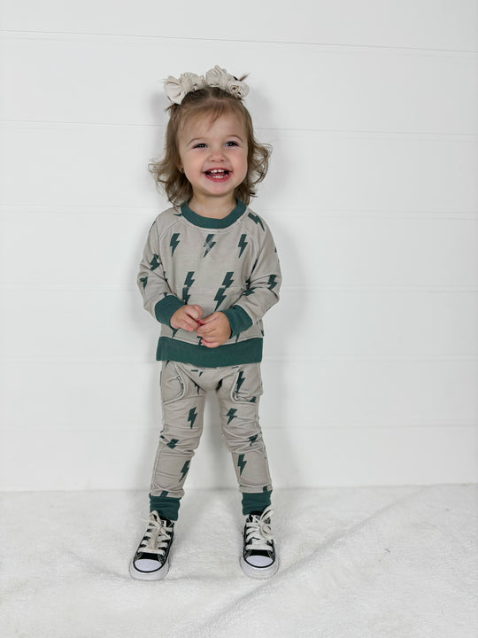 Cool Kidz Collection- Boltz Jogger Set