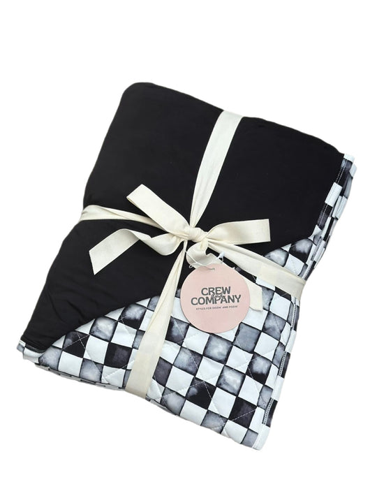 Onyx Checks Mini Blanket