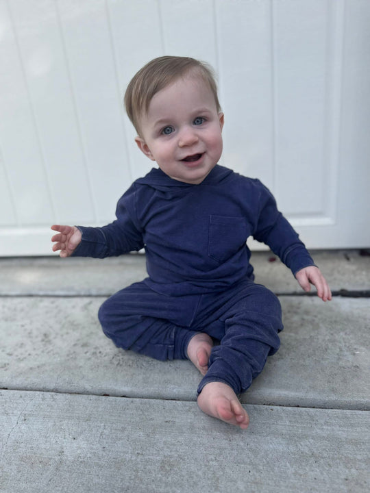 Dusk Acid Wash Bamboo Jogger Set