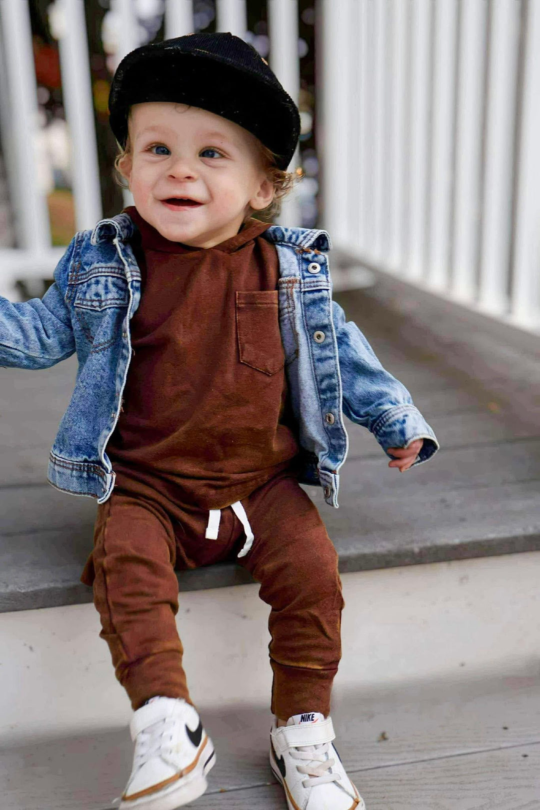 Oak Acid Wash Bamboo Jogger Set