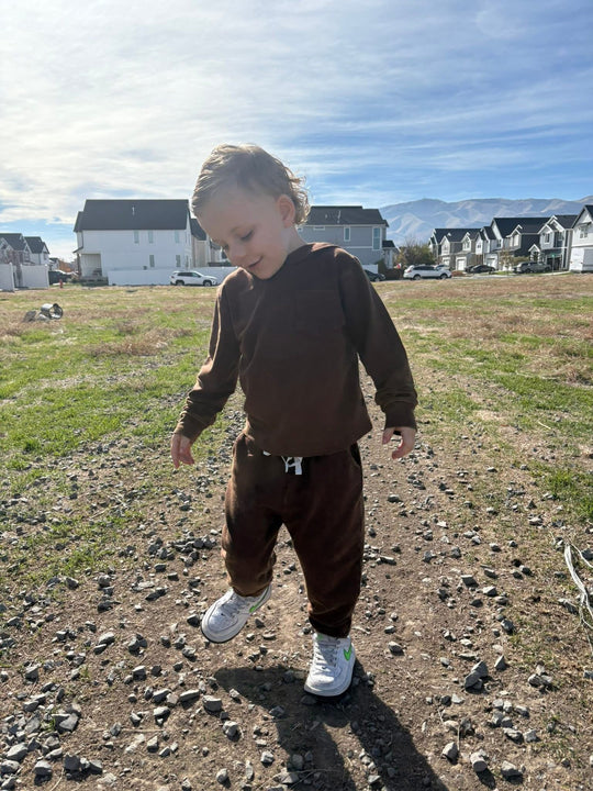 Oak Acid Wash Bamboo Jogger Set