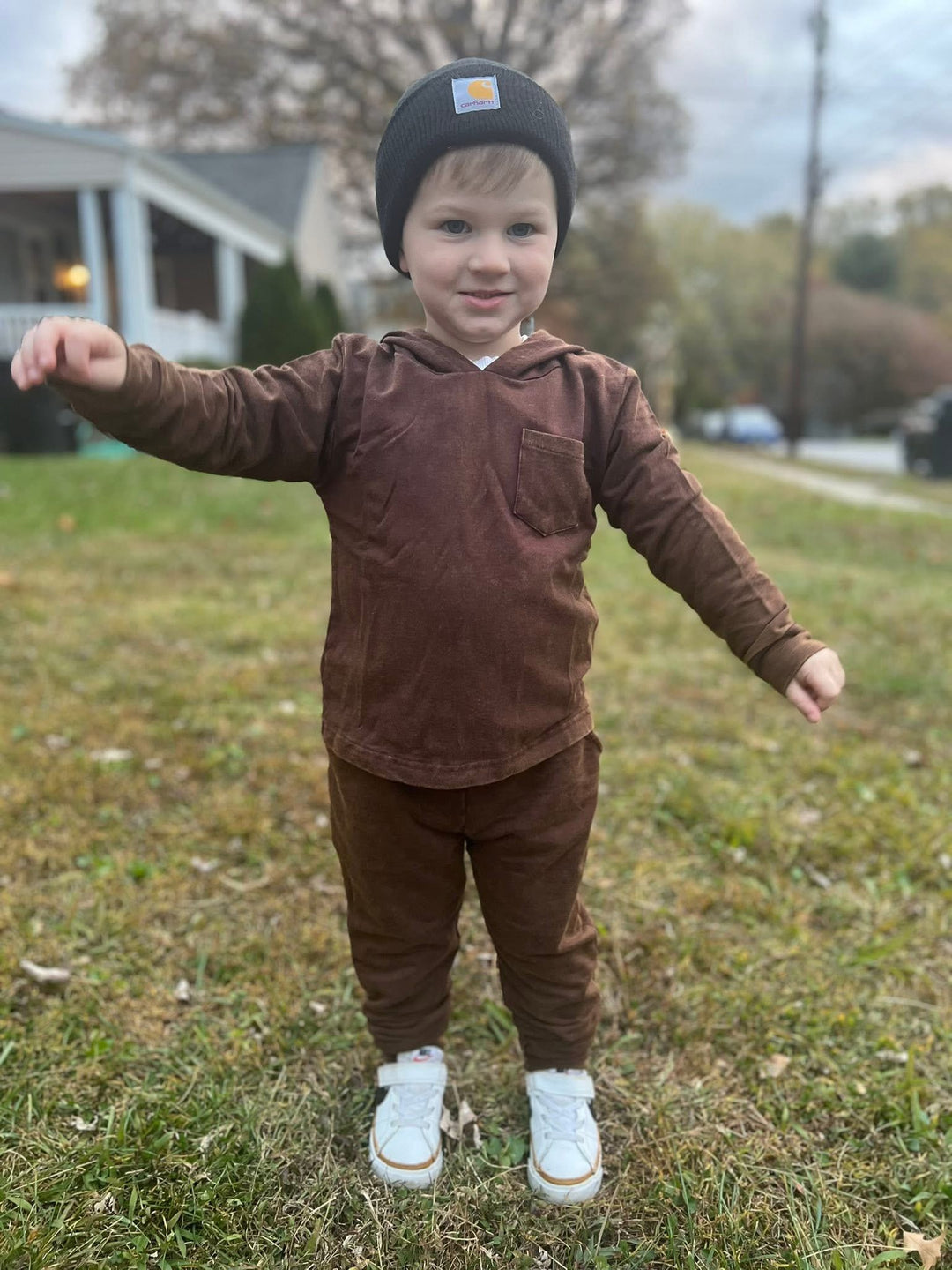 Oak Acid Wash Bamboo Jogger Set