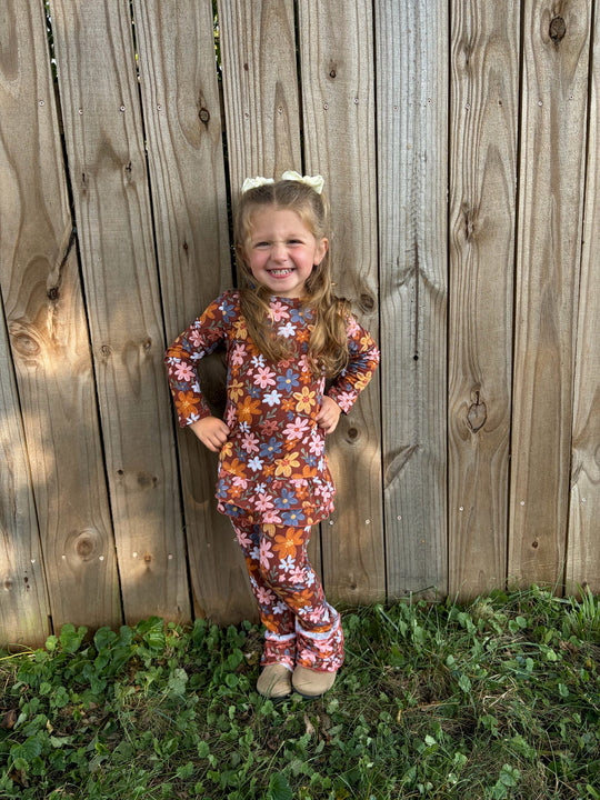 Fall Floral Lounge Set