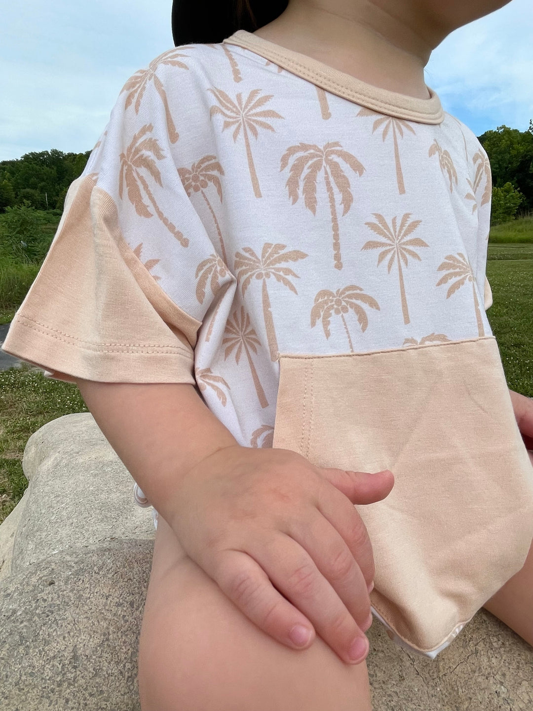 Shady Beach Bubble Romper