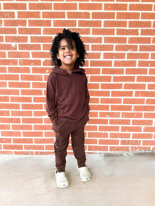 Oak Acid Wash Bamboo Jogger Set