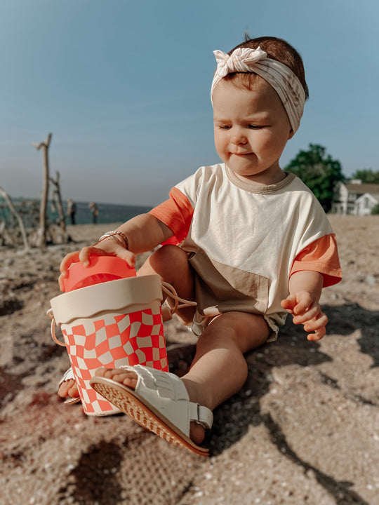 Sunset Bubble Romper