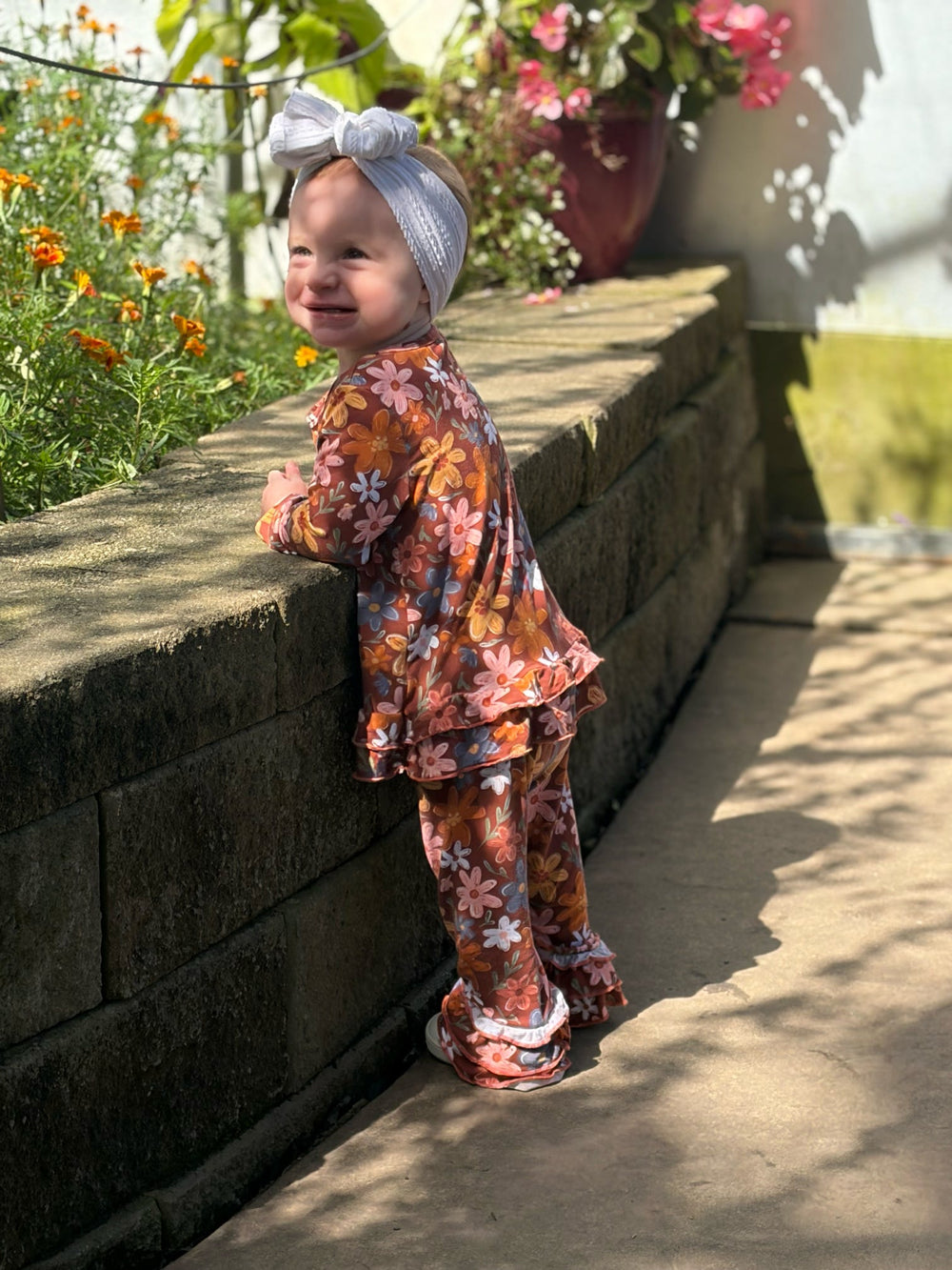 Fall Floral Lounge Set