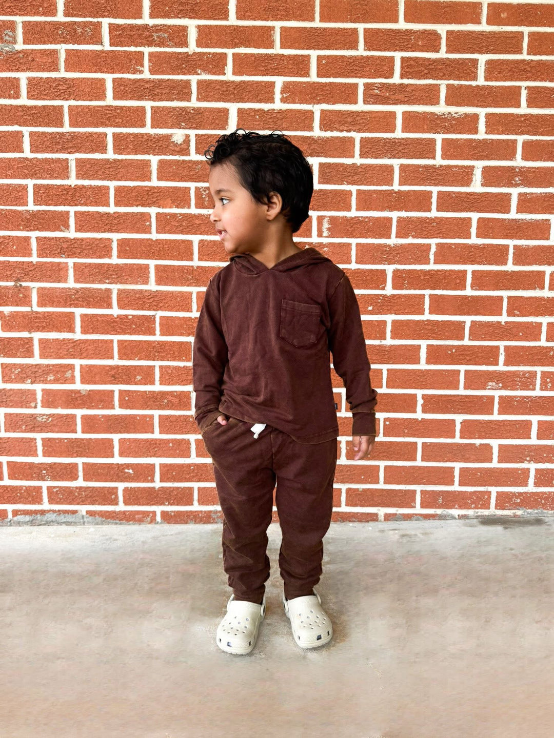 Oak Acid Wash Bamboo Jogger Set