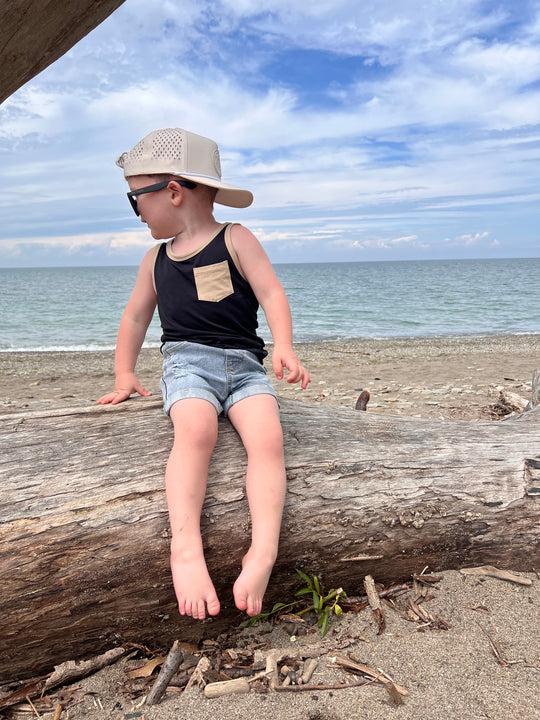 Beach Basics  Tank Onyx w/ Sand