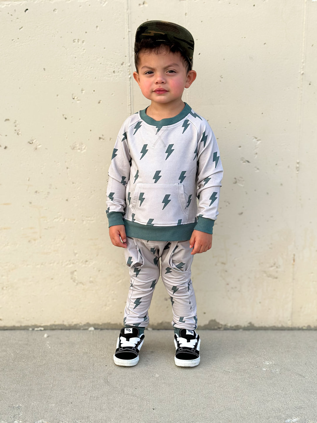 Cool Kidz Collection- Boltz Jogger Set