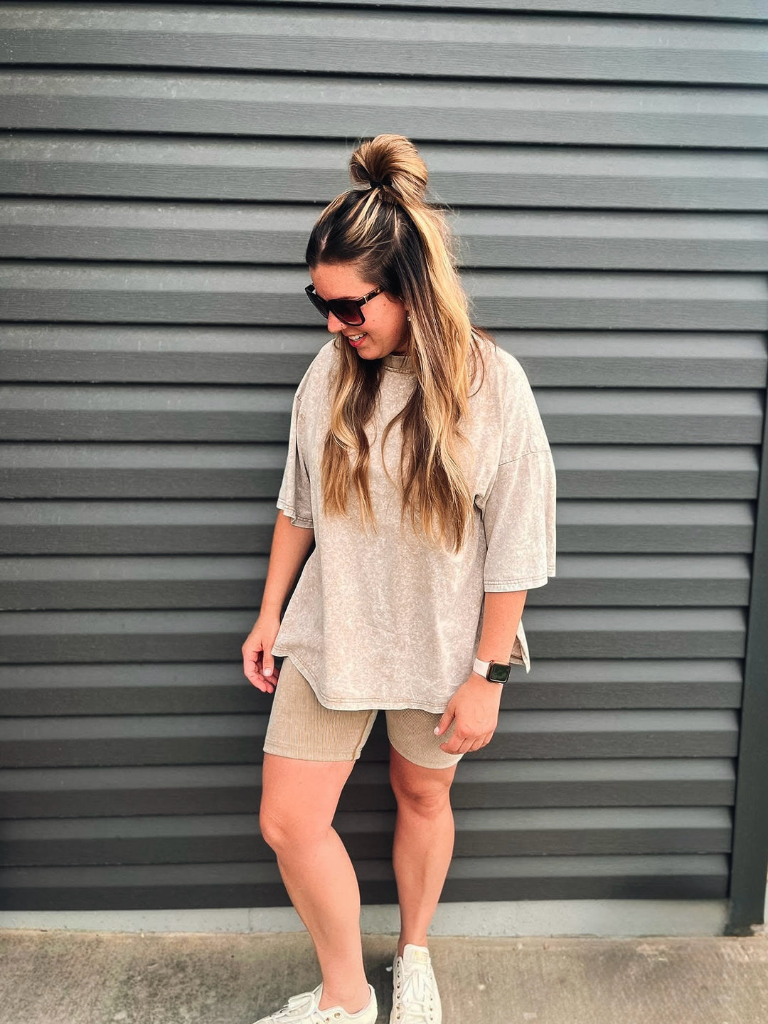 Sandstone Mama Oversized Tee