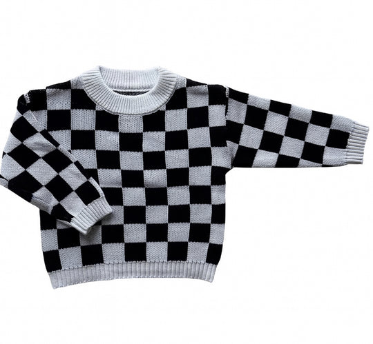 REPS ONLY - Checked Cotton Sweater