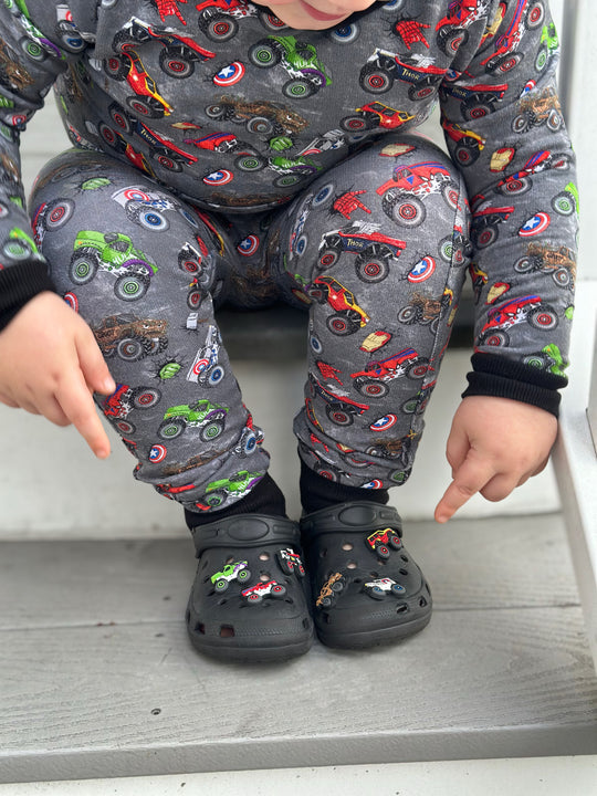 Monster Trucks Assemble Croc Charms