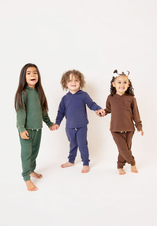 Dusk Acid Wash Bamboo Jogger Set