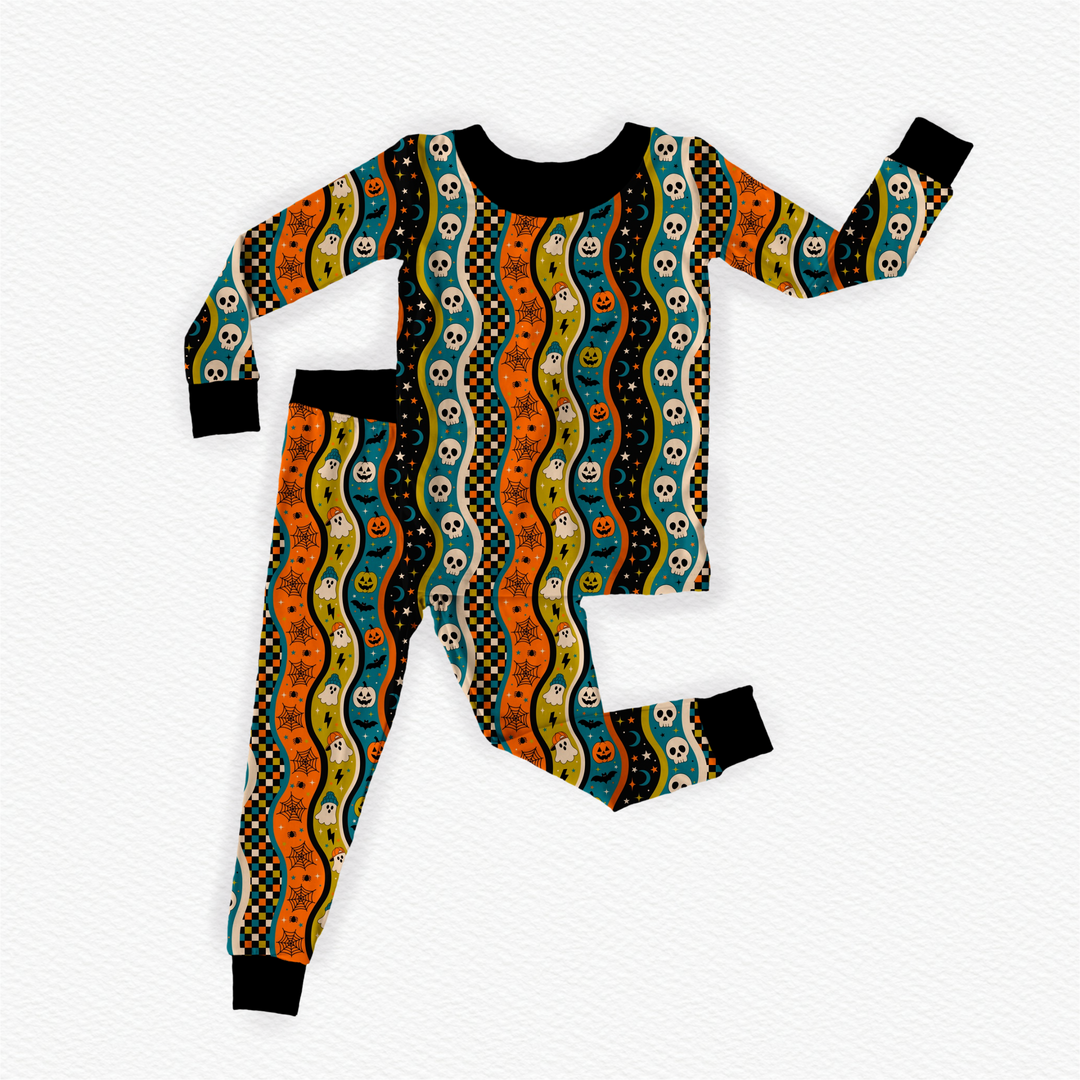 PREORDER Groovy Ghosts Two Piece Slumber Set