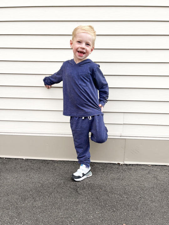 Dusk Acid Wash Bamboo Jogger Set