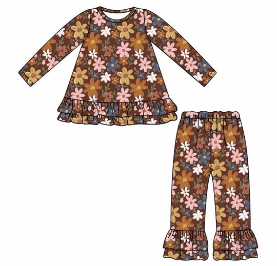 Fall Floral Lounge Set