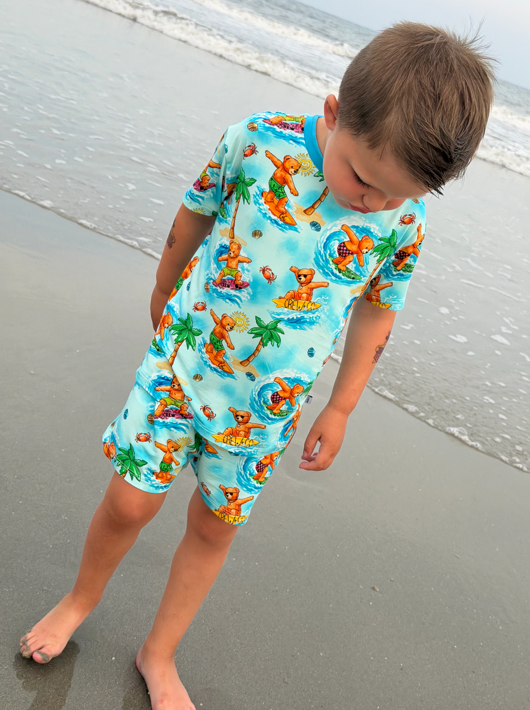 Coastal Cubs Slouchy Set